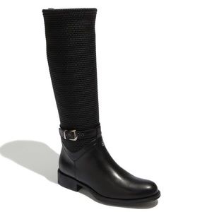 Aquatalia ‘Undy’ Black Riding Boots